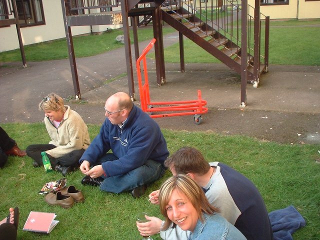 01) Sitting out on the lawn - ah, those were the days!